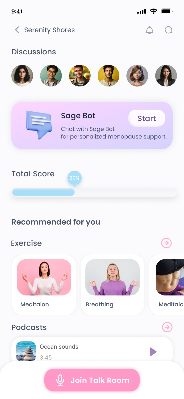 Engage in training sessions designed to offer practical advice and strategies for managing symptoms. Join live audio chatrooms to discuss, share, and learn from the collective wisdom of the community.
